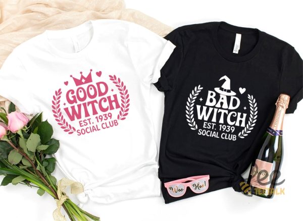 Good Witch Bad Witch Social Club Sweatshirt T Shirt Hoodie Wicked The Musical Wizard Of Oz Shirt Broomstick Defy Gravity Tee beeteetalk 1