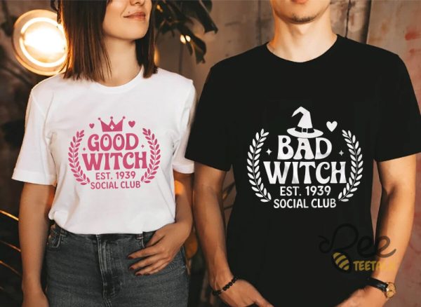 Good Witch Bad Witch Social Club Sweatshirt T Shirt Hoodie Wicked The Musical Wizard Of Oz Shirt Broomstick Defy Gravity Tee beeteetalk 2