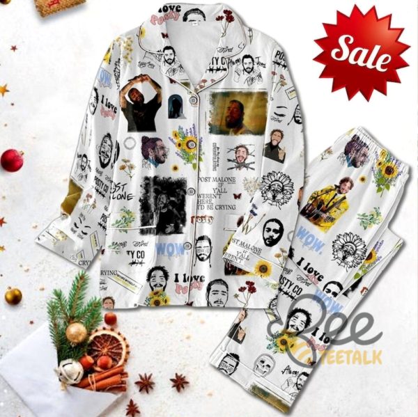 Post Malone Pajamas Set beeteetalk 1