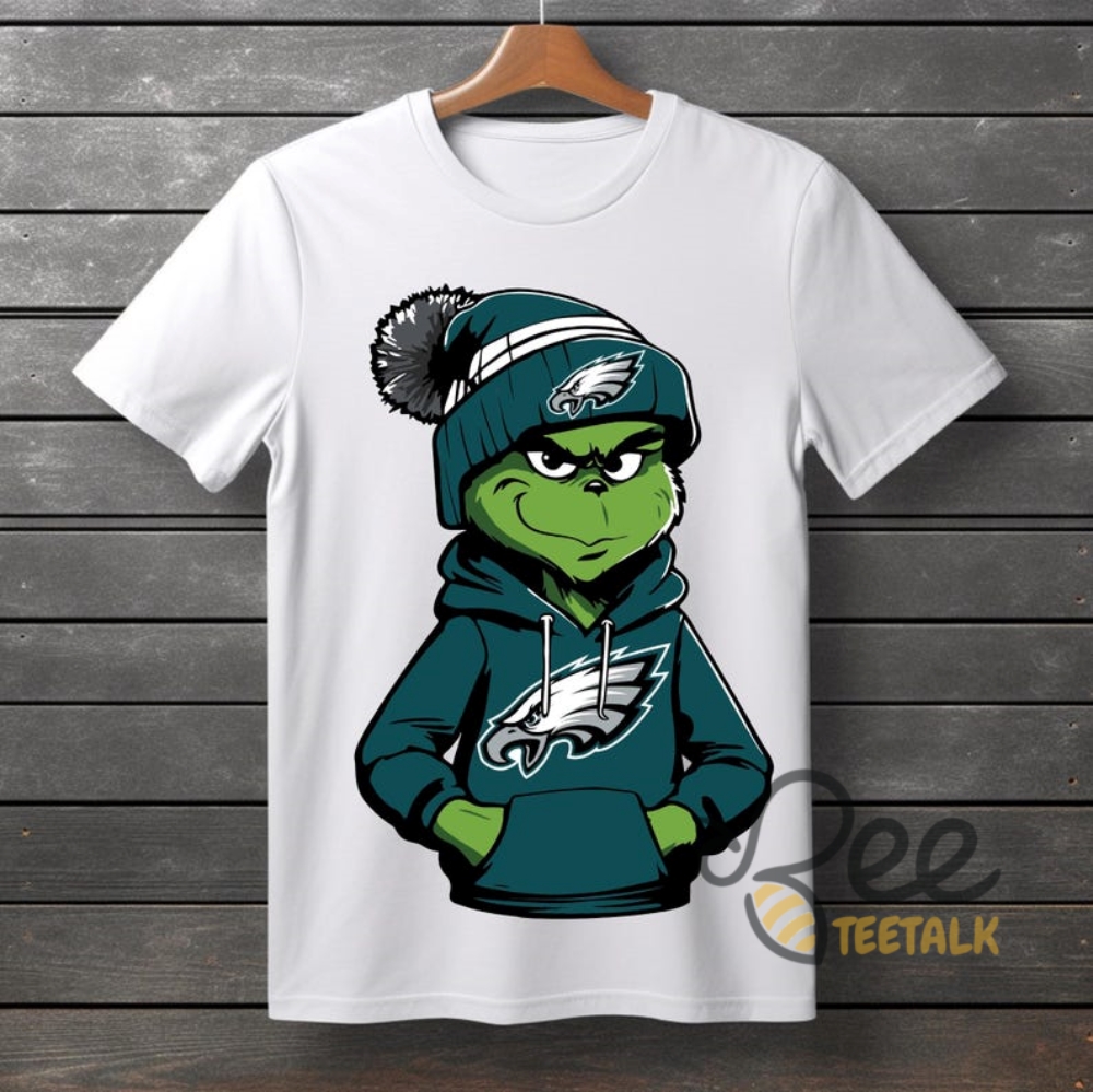 Philadelphia Eagles Grinch Christmas Shirt