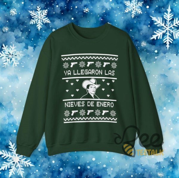 Chalino Ya Llegaron Las Nieves De Enero Ugly Christmas Sweatshirt Hoodie T Shirt Felis Navidad Funny Tee beeteetalk 8