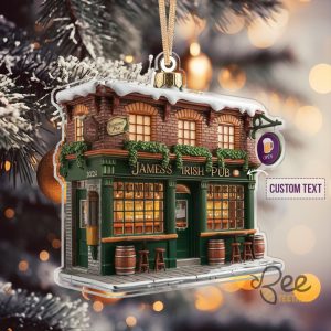 Personalized Irish Pub Acrylic Ornament For Christmas Tree Decoration beeteetalk 2