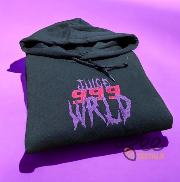 Juice Wrld Embroidered Sweatshirt T Shirt Hoodie Juice Wrld 999 Shirts beeteetalk 1