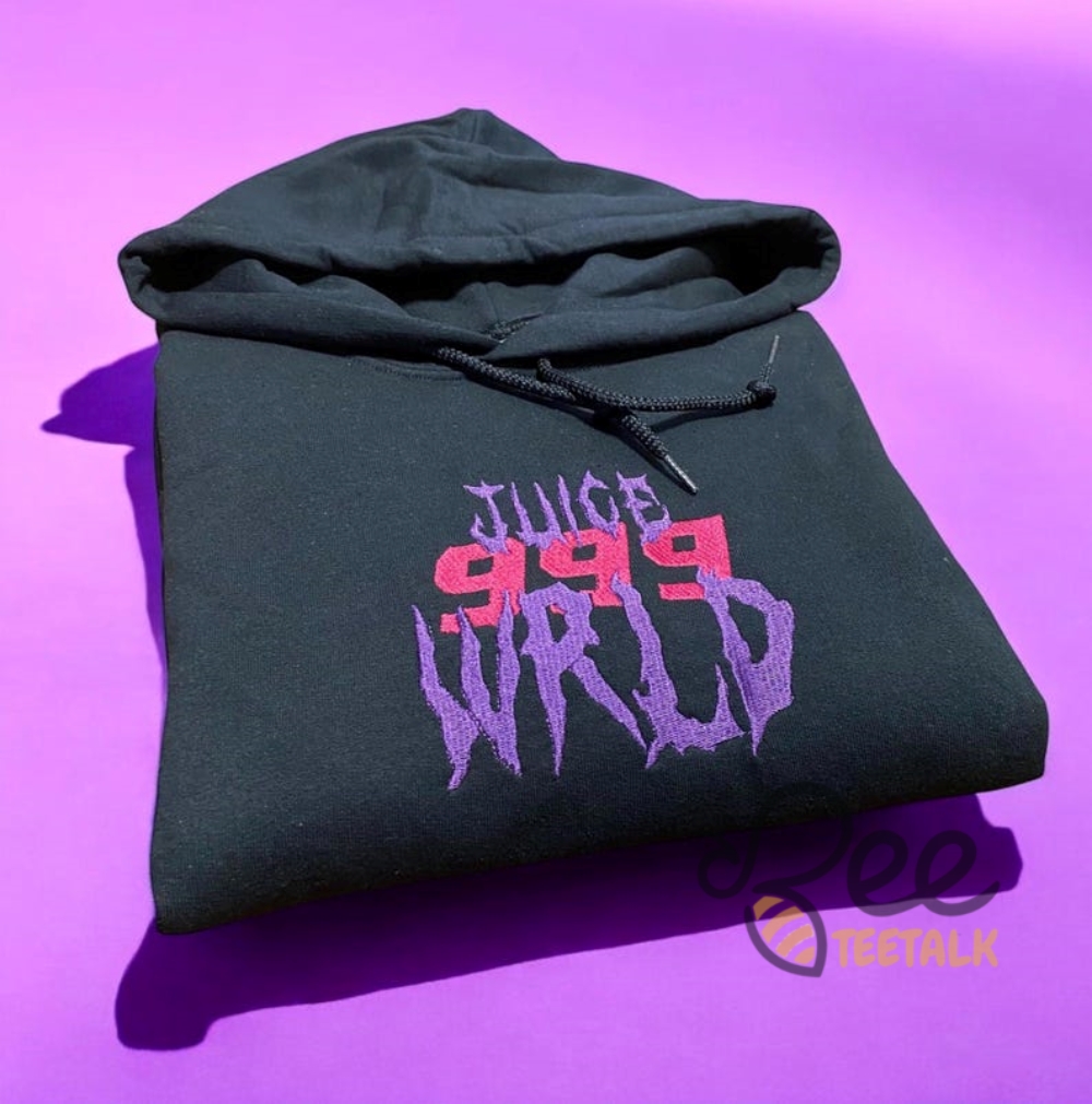 Juice Wrld Embroidered Sweatshirt T Shirt Hoodie Juice Wrld 999 Shirts