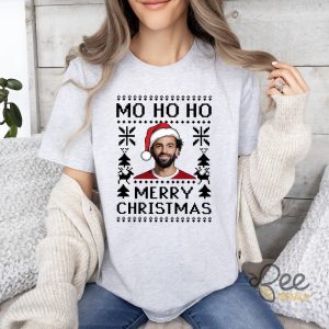 Mohamed Salah Mo Ho Ho Merry Christmas Ugly Sweatshirt T Shirt Hoodie Liverpool Fc Gift beeteetalk 3