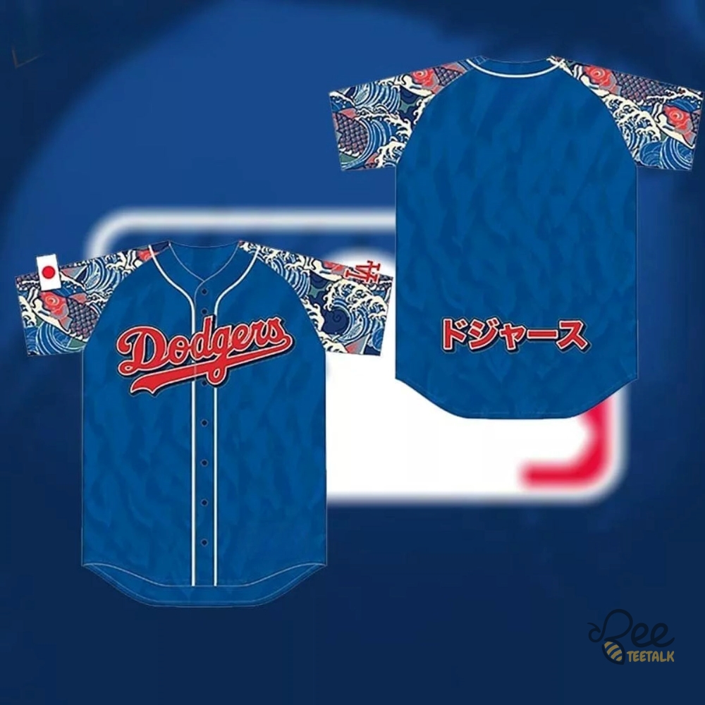 2024 Los Angeles Dodgers Japanese Heritage Night Baseball Jersey Shirt Replica