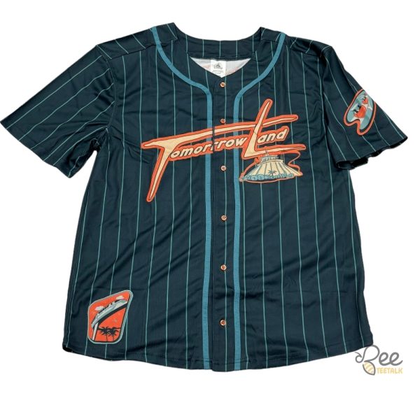 2024 Disney World Parks Magic Kingdom Tomorrowland 71 Baseball Jersey Replica beeteetalk 1