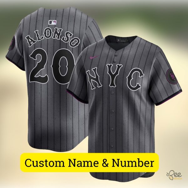 Custom Mets City Connect Baseball Jersey Shirt Nyc 2024 beeteetalk 1