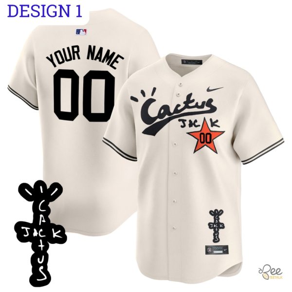 Custom Name Houston Astros Cactus Jack Baseball Jersey Shirt Nike Patch Vapor Premier Limited All Over Printed Jerseys beeteetalk 1