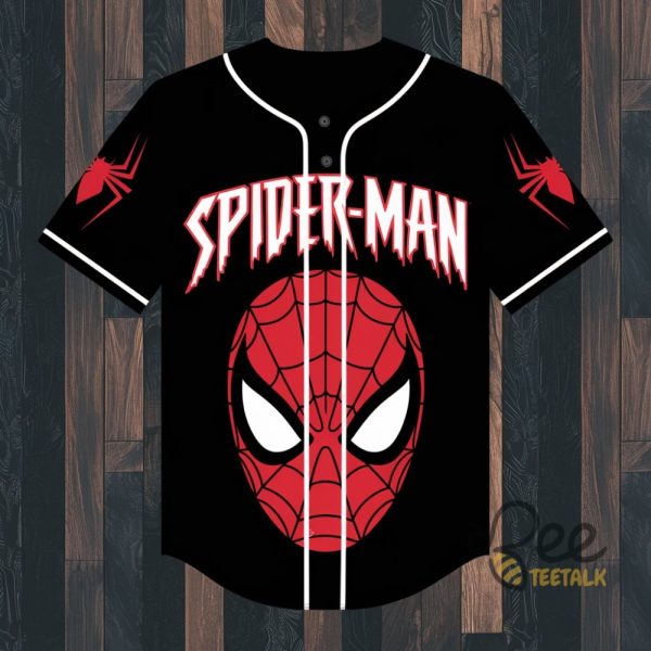 Spiderman Baseball Jersey Shirt All Over Print 2024 beeteetalk 1