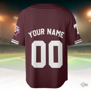 Personalized Aggie Baseball Jersey Shirt Custom Texas A And M Baseball Jerseys Ncaa 2024 beeteetalk 2