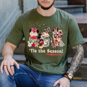 New Wdw Cartoon Mouse Parks 2024 Christmas Holiday Tis The Season Shirt beeteetalk 3