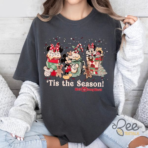 New Wdw Cartoon Mouse Parks 2024 Christmas Holiday Tis The Season Shirt beeteetalk 4