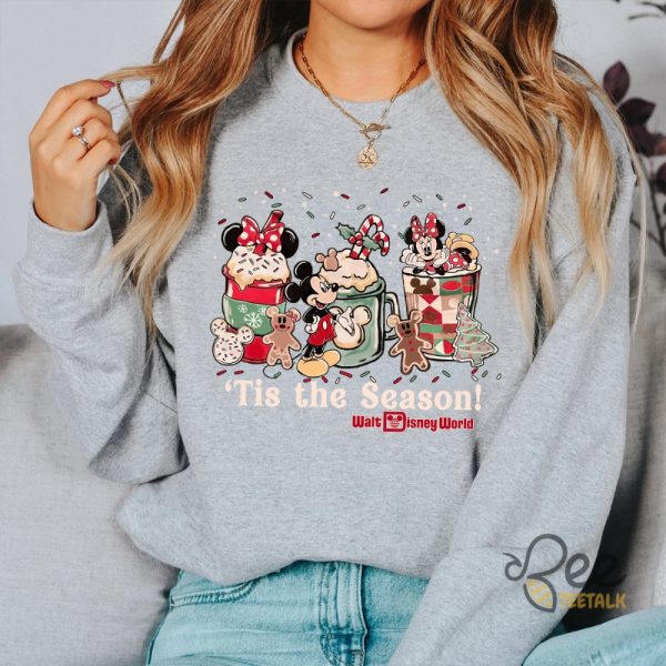 New Wdw Cartoon Mouse Parks 2024 Christmas Holiday Tis The Season Shirt beeteetalk 5