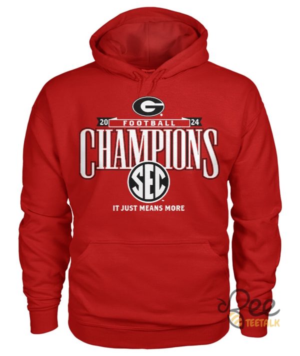 Reprinted Uga Sec Championship Shirt 2024 It Just Means More George Bulldog Georgia T Shirt Sweatshirt Hoodie beeteetalk 1