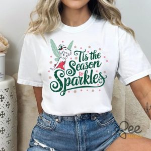 Tinkerbell Tis The Season To Sparkle Christmas Shirt beeteetalk 5