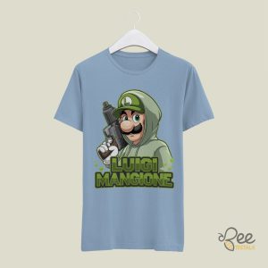 Luigi Mangione Mario Shirt Funny beeteetalk 3