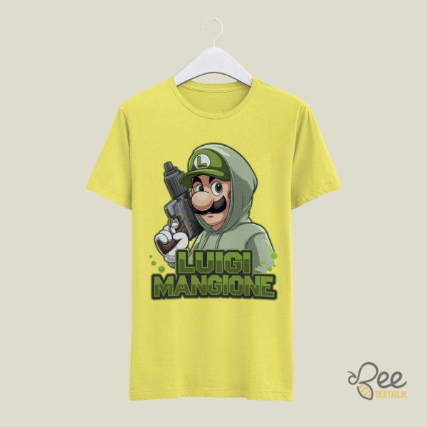 Luigi Mangione Mario Shirt Funny beeteetalk 4