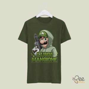 Luigi Mangione Mario Shirt Funny beeteetalk 6