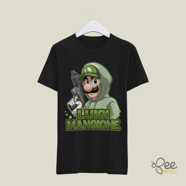 Luigi Mangione Mario Shirt Funny beeteetalk 7