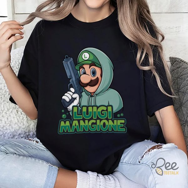 Luigi Mangione Cosplay Luigi Mario Shirt beeteetalk 1