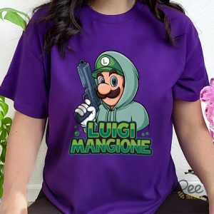 Luigi Mangione Cosplay Luigi Mario Shirt beeteetalk 3