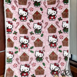 Hello Kitty Christmas Blanket 2024 beeteetalk 5