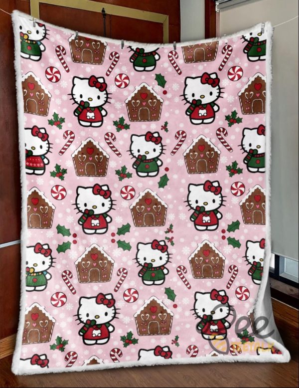 Hello Kitty Christmas Blanket 2024 beeteetalk 5