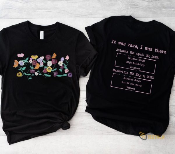 Piano Flowers Ts The Eras Tour Shirt Custom Surprise Song And Concert Date Back And Front Print beeteetalk 3