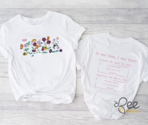 Piano Flowers Ts The Eras Tour Shirt Custom Surprise Song And Concert Date Back And Front Print beeteetalk 5