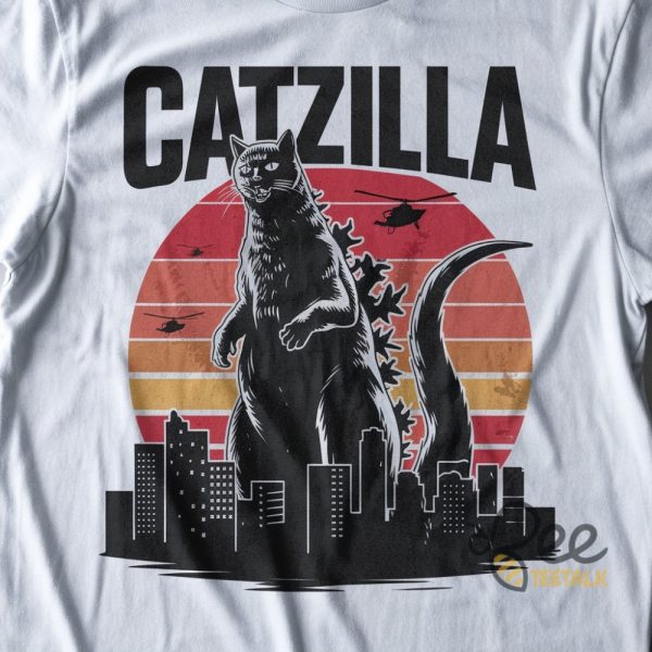 Catzilla T Shirt Sweatshirt Hoodie beeteetalk 1