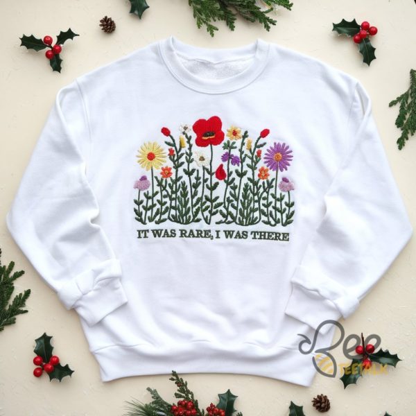 It Was Rare I Was There Eras Piano Flowers Embroidered Sweatshirt T Shirt Hoodie Taylor Swift Surprise Songs Concert Gift For Swifties beeteetalk 1