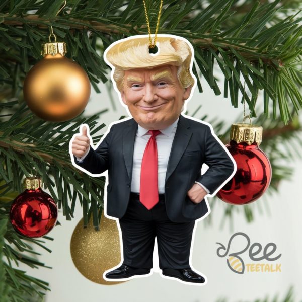 Patriotic Donald Trump 2024 Acrylic Christmas Ornament Tree Decor Holiday Gift Xmas beeteetalk 1