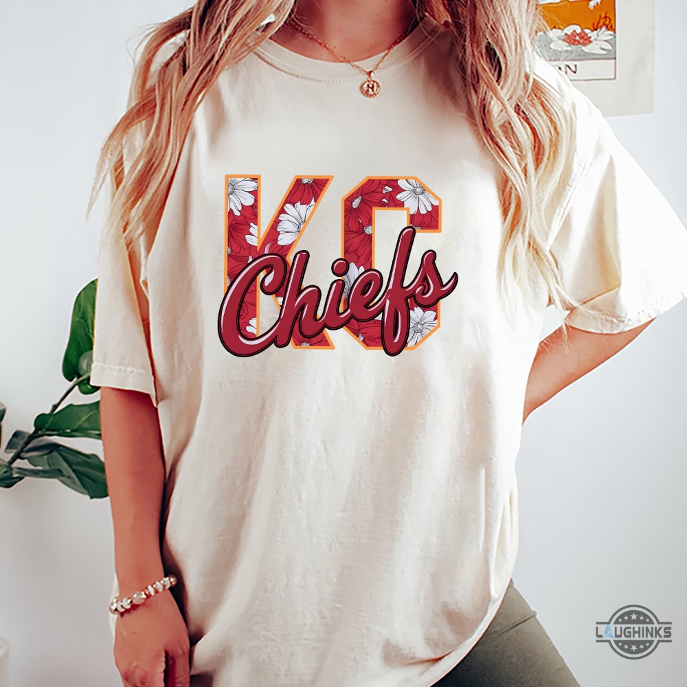 Kc Chiefs Floral Letters Shirt