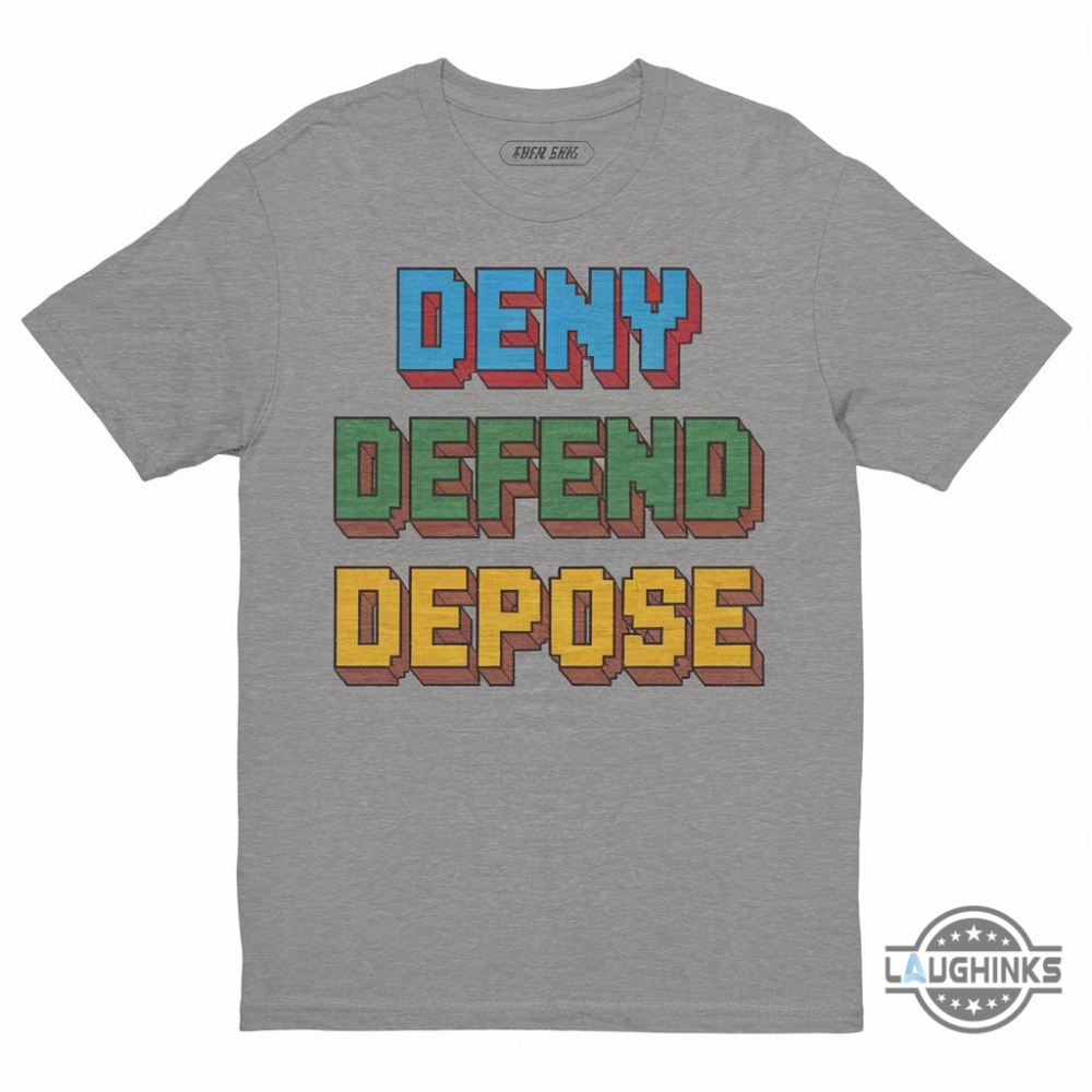 Deny Defend Depose Super Mario Shirt