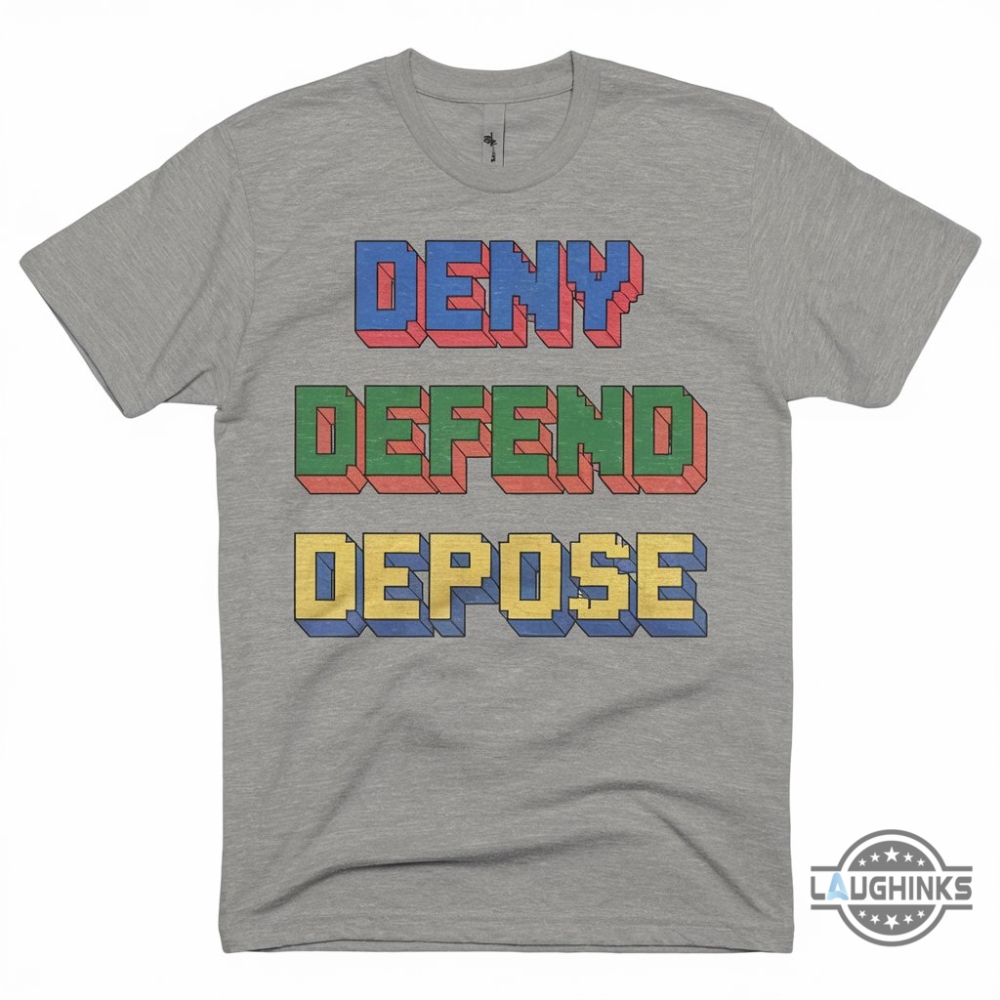 Deny Defend Depose Super Mario Luigi Shirt