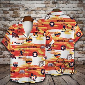 Houston Astros Sunset Stripes Hawaiian Shirt beeteetalk 3