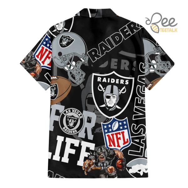 Las Vegas Raiders For Life Hawaiian Shirt beeteetalk 2