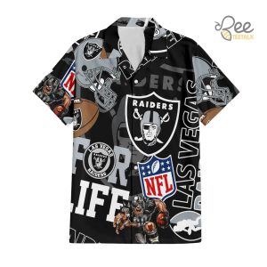 Las Vegas Raiders For Life Hawaiian Shirt beeteetalk 3