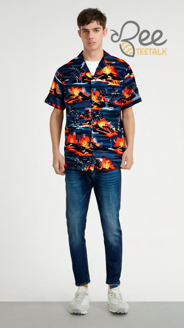 Kilauea Volcano Eruption Hawaii Hawaiian Shirt beeteetalk 1