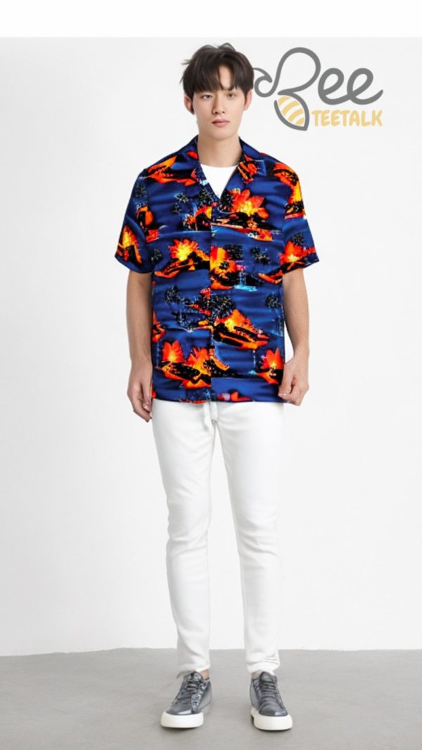 Kilauea Volcano Eruption Hawaii Hawaiian Shirt beeteetalk 2