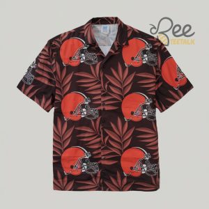 Cleveland Browns Hawaiian Shirt Vintage Classic Helmets Button Up Shirts beeteetalk 2