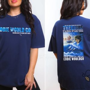 Nwot Eddie Would Go Shirt Big Wave Invitational Surf Contest 2023 2024 Tee Reprinted beeteetalk 3