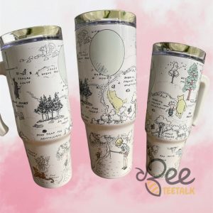 Classic Winnie The Pooh 40 Oz Stanley Tumbler Dupe beeteetalk 4