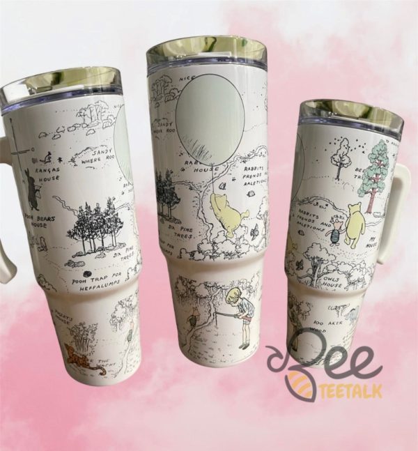 Classic Winnie The Pooh 40 Oz Stanley Tumbler Dupe beeteetalk 4