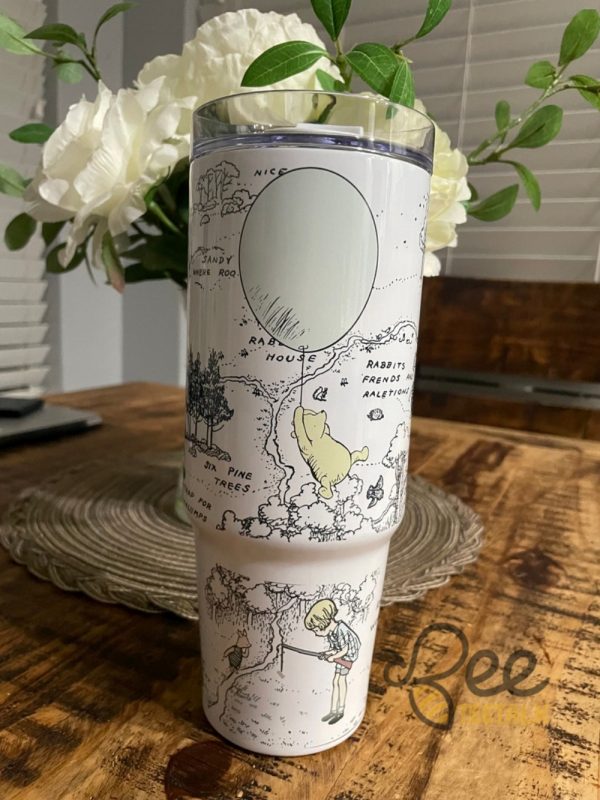 Classic Winnie The Pooh 40 Oz Stanley Tumbler Dupe beeteetalk 5