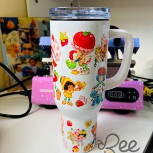 Strawberry Shortcake Stanley Tumbler Dupe beeteetalk 2