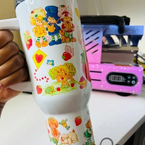 Strawberry Shortcake Stanley Tumbler Dupe beeteetalk 3