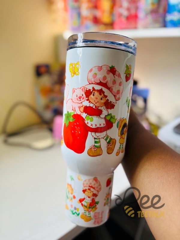 Strawberry Shortcake Stanley Tumbler Dupe beeteetalk 4