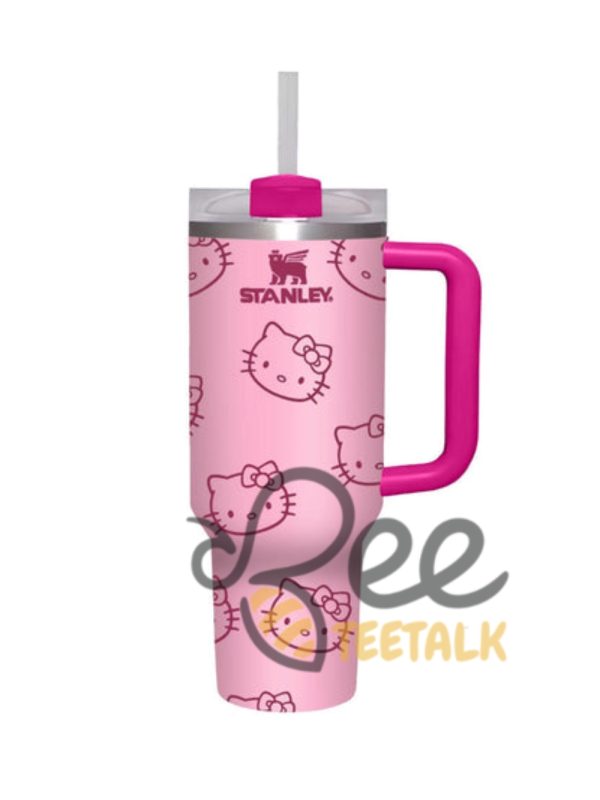 Hello Kitty Stanley Cup Dupe 40Oz beeteetalk 1